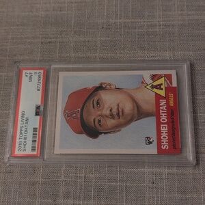 2018 Topps Living Shohei Ohtani Rookie Card Angels Dodgers PSA 9 Mint #87724953